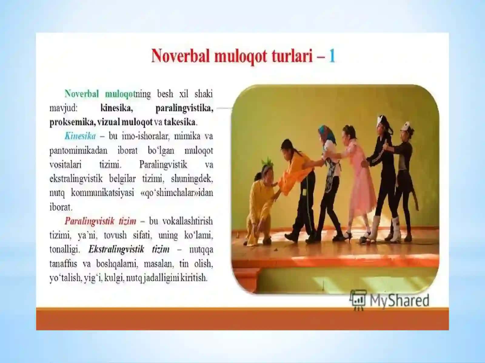 Muloqotning verbal noverbal paralingvistik vositalari 2