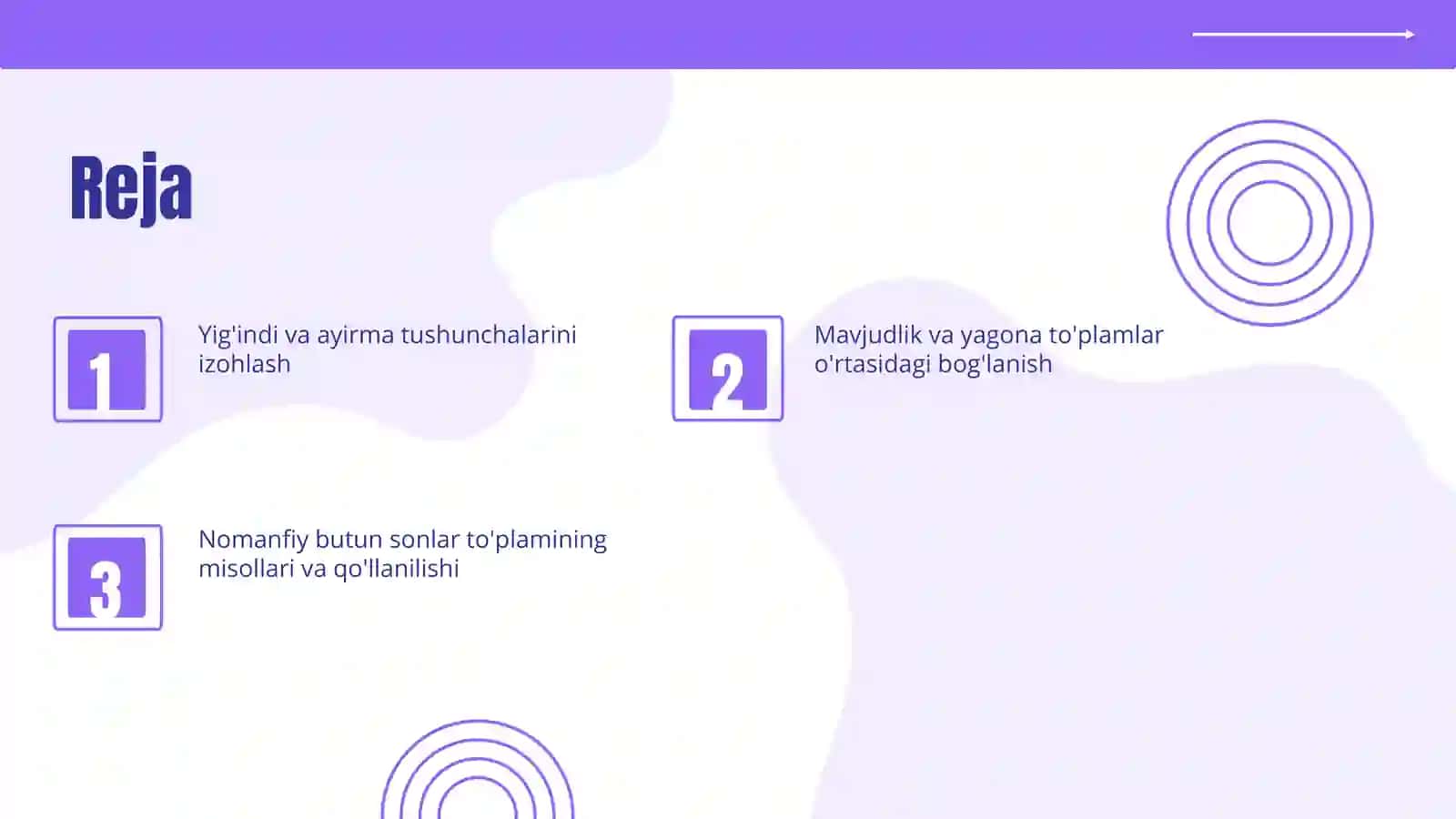 Nomanfiy butun sonlar to'plamini tuzishdagi har xil yondoshuvlar. yig'indi va ayirmaning tarifi, mavjudligi va yagonaligi 2