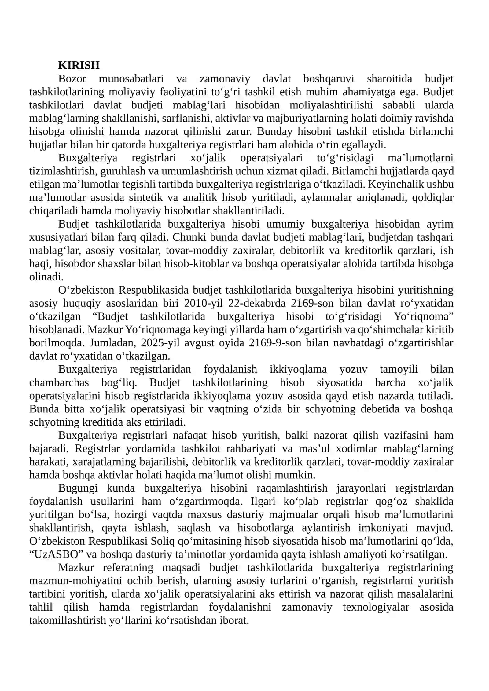 Buxgalteriya registrlari 2