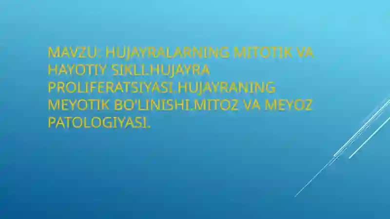 Tibbiy Biologiya fanidan 2