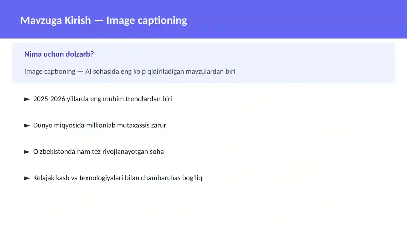 Image captioning 2