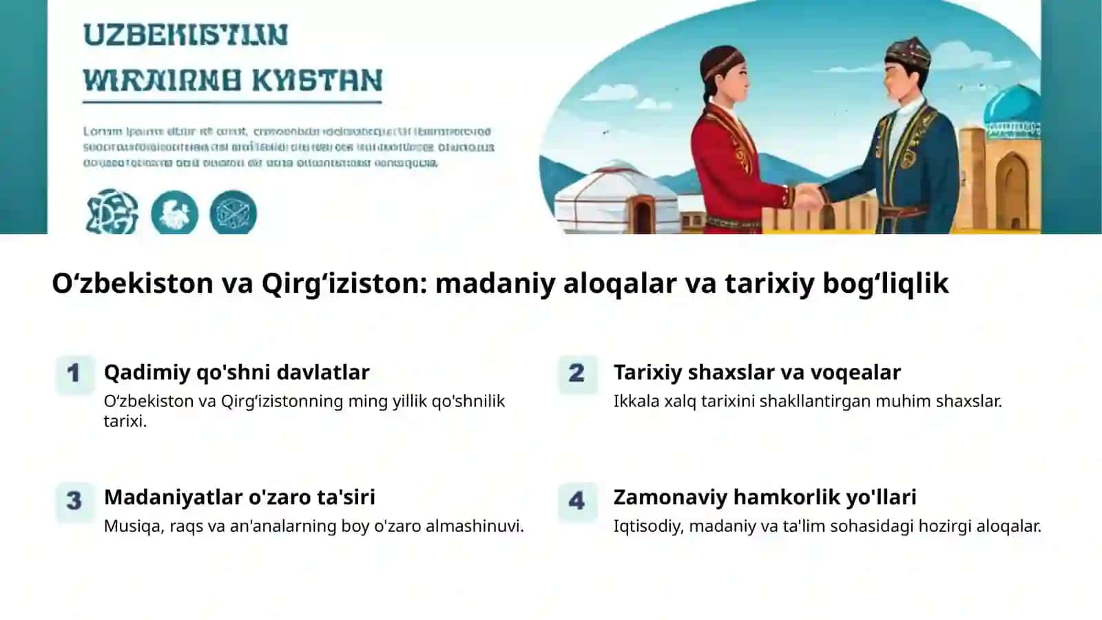 O‘zbekiston va qo‘shnilari 2