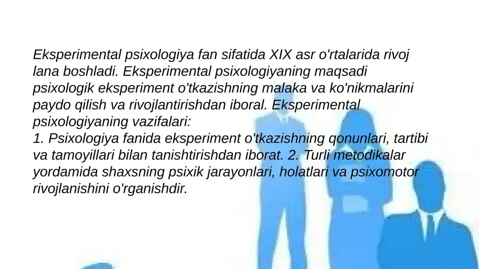 Psixologiyada eksperiment metodi 2