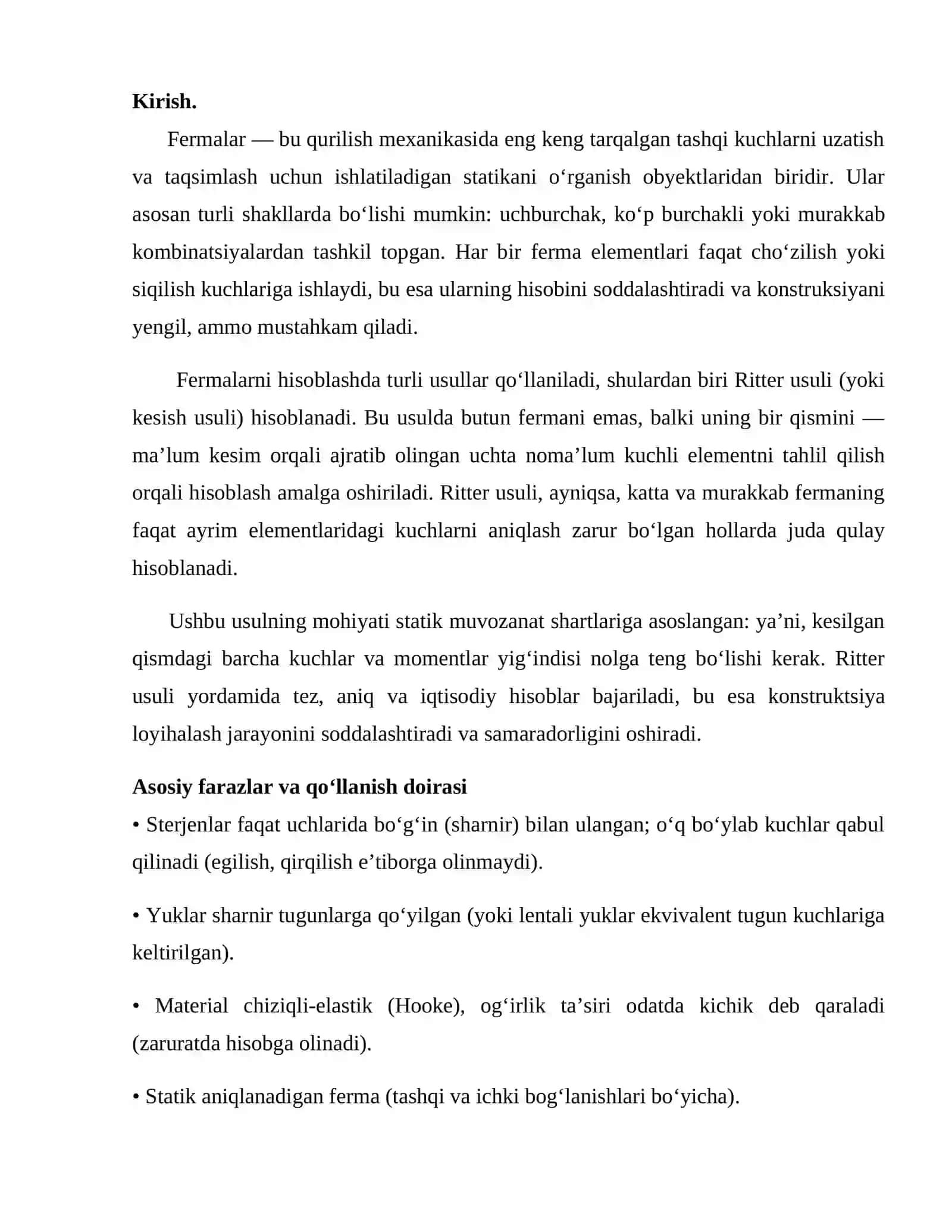 Fermalar hisobi uchun ritter usuli 2