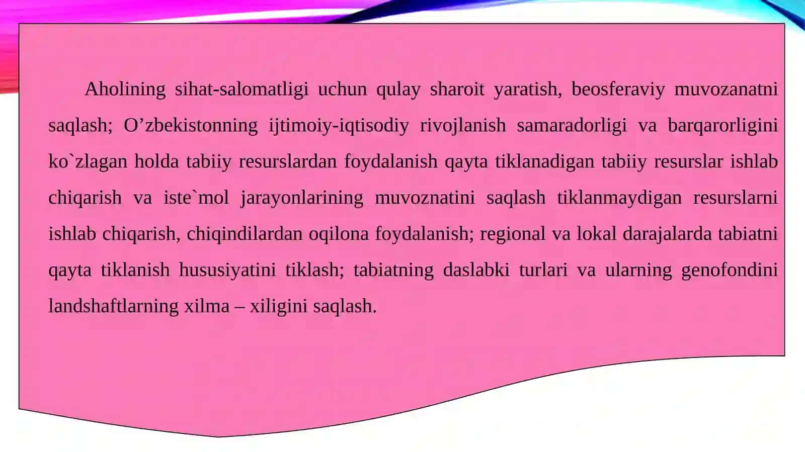 Tabiatning qayta tiklanishi 2