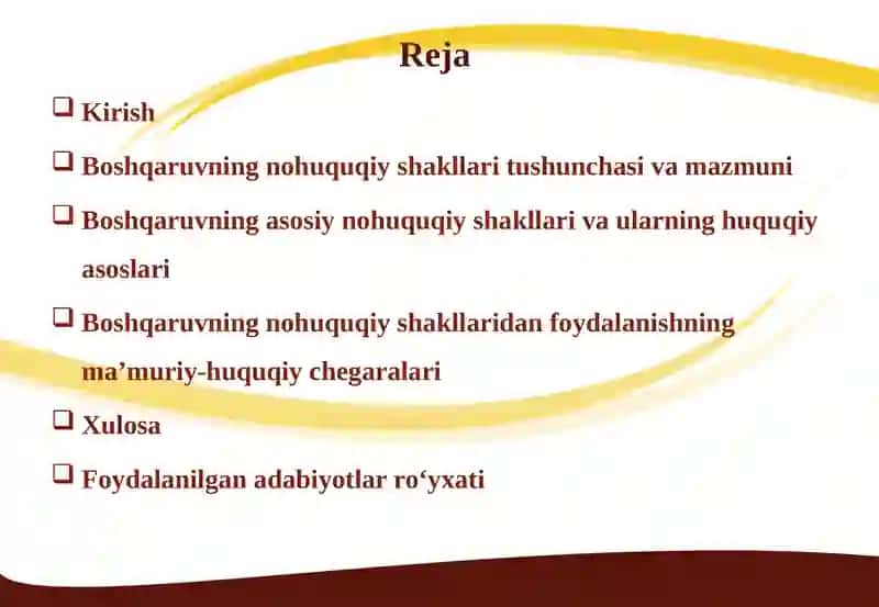 BOSHQARUVNING NOHUQUQIY SHAKILLARI TUSHUNCHASI 2