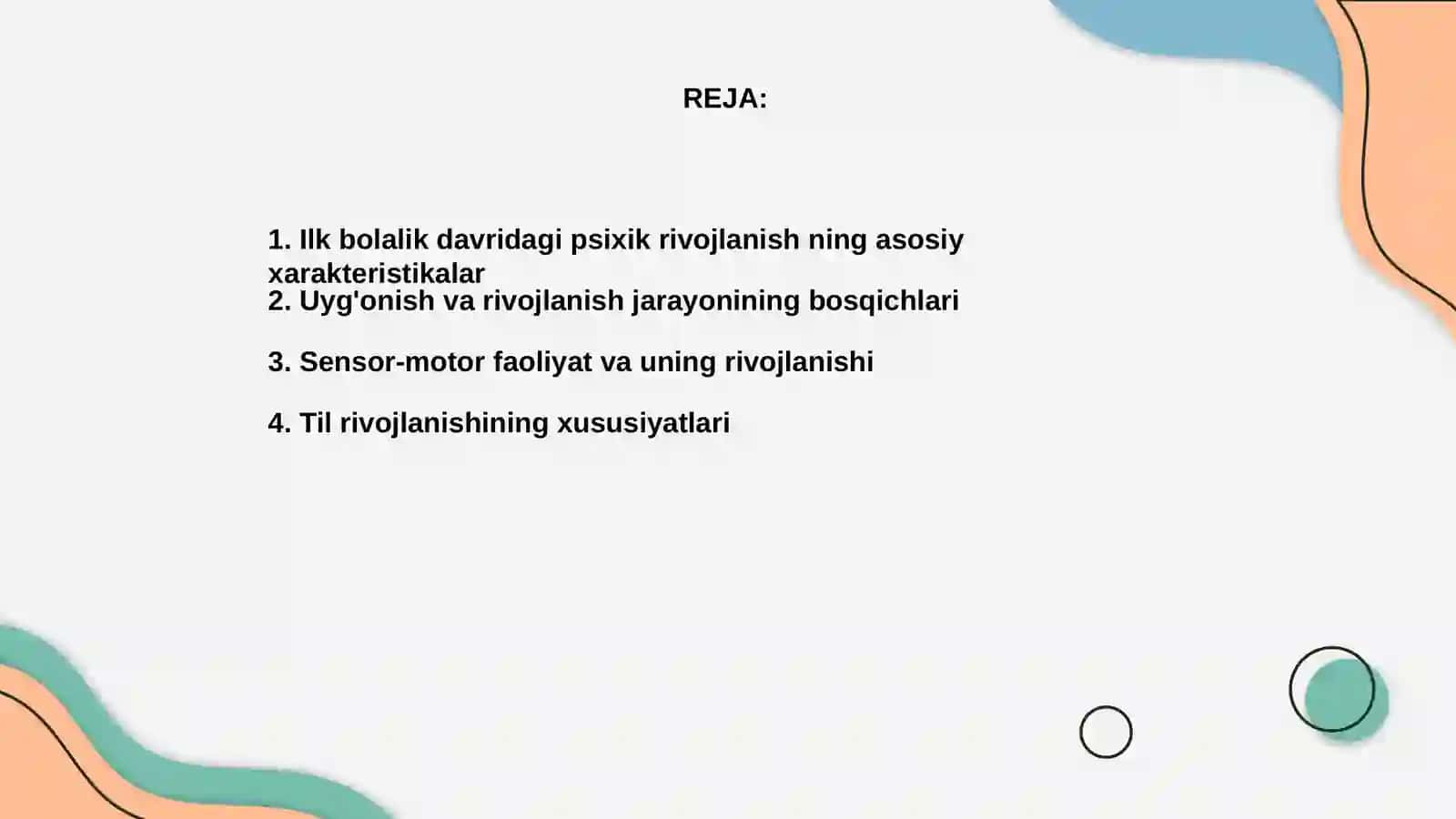Ilk bolalik davrida psixik rivojlanish xususiyatlari 2