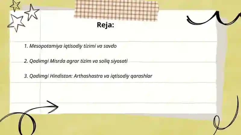 Mesopotamiya iqtisodiy tizimi va savdo 2