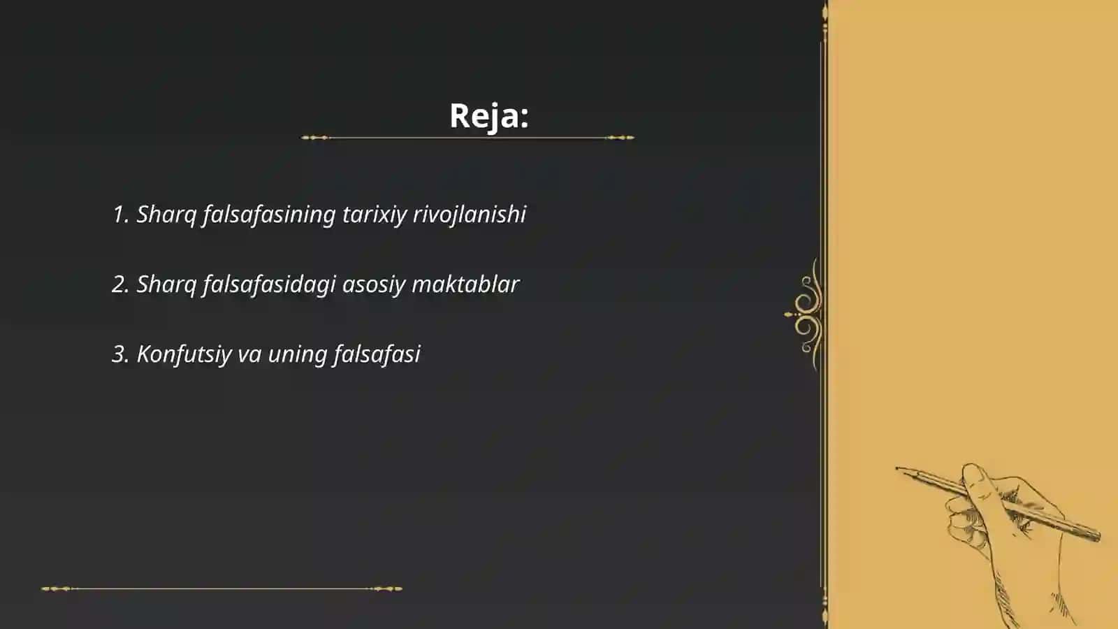 Sharq falsafasi va uning taraqqiyotdagi roli 2