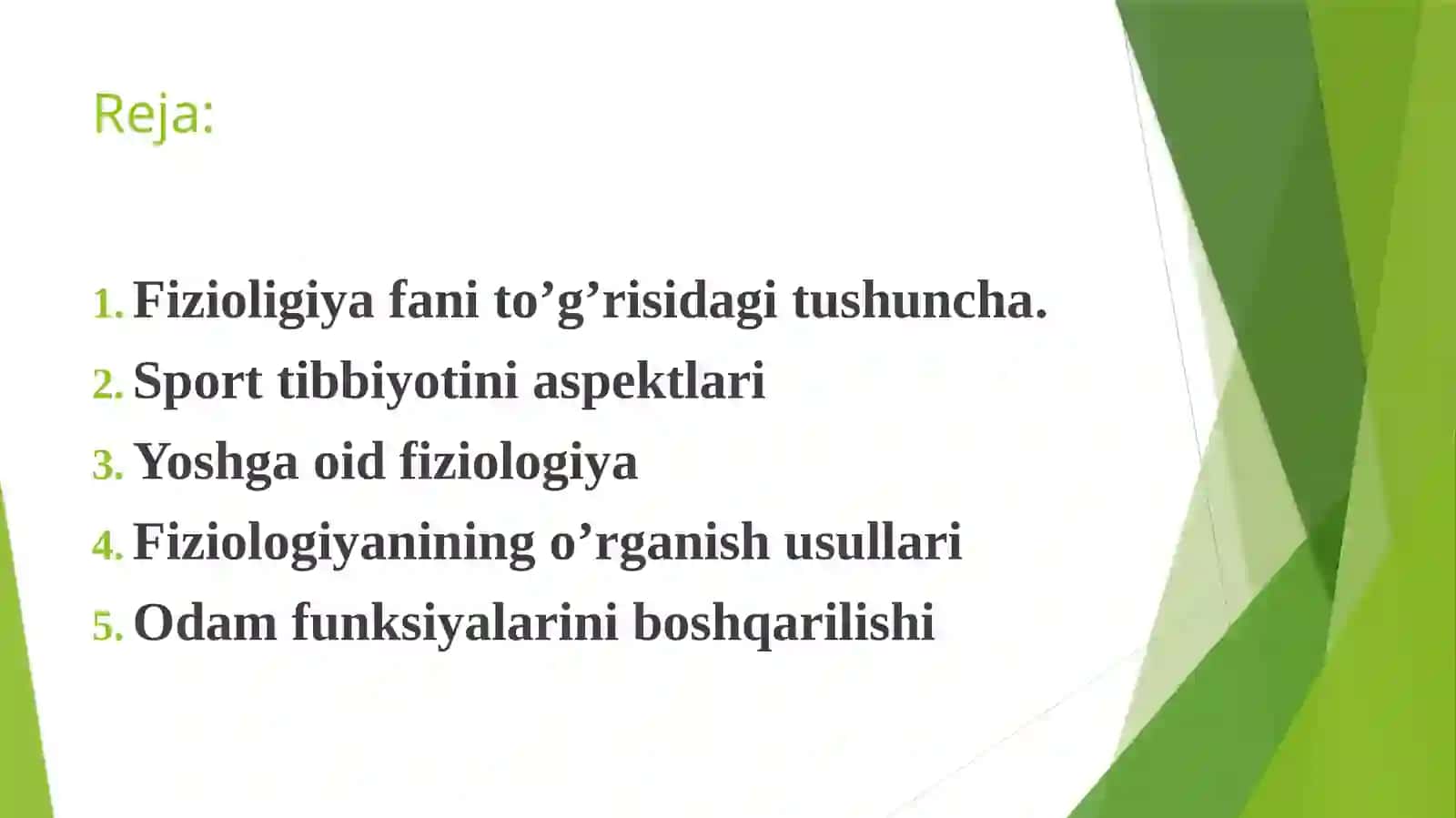 Fiziologiya kirish 2