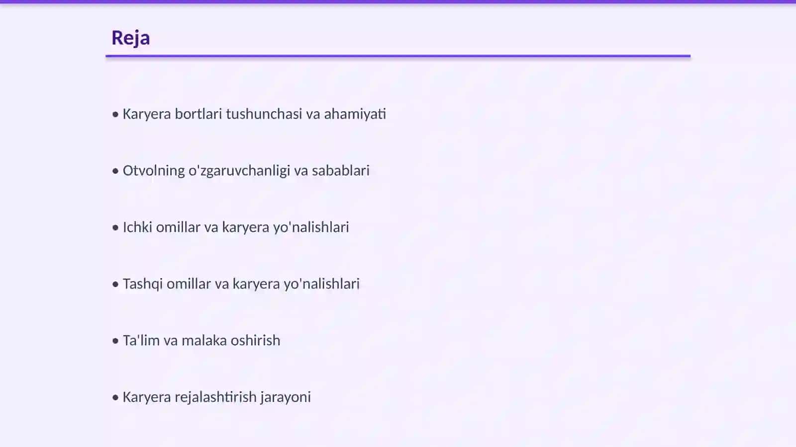 Karyer bortlari va otvollarga ta'sir qiluvchi faktorlar 2