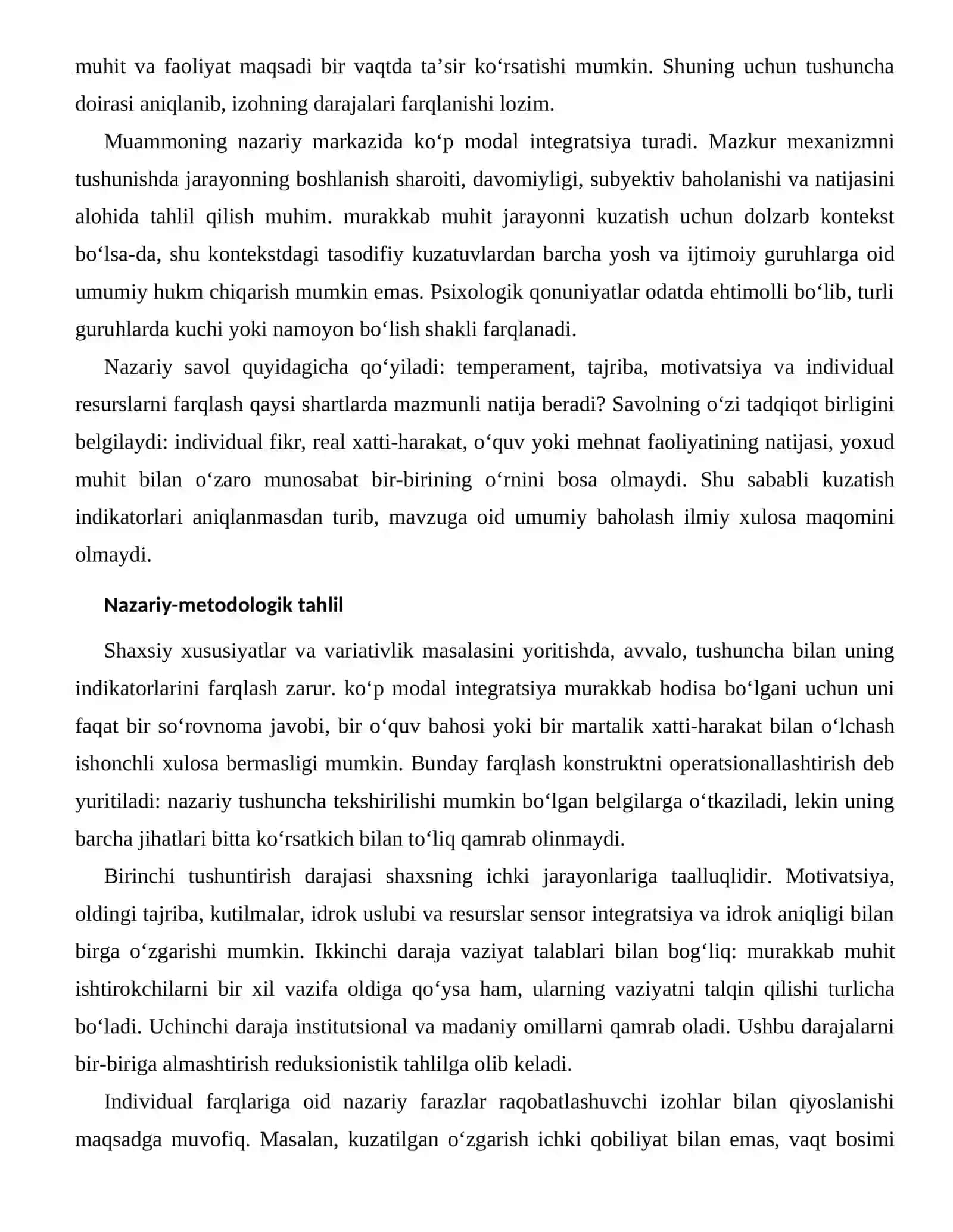 SENSOR INTEGRATSIYA VA IDROK ANIQLIGI — INDIVIDUAL FARQLARI 2