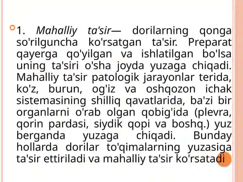 Dorivositalarining o'zarotasi 2
