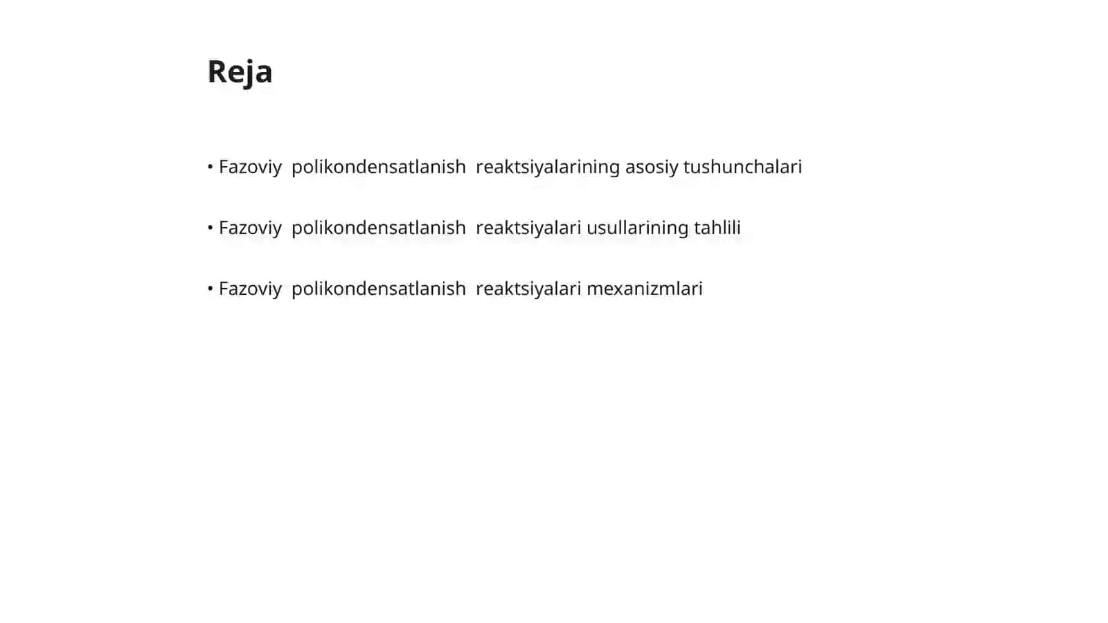 Fаzоviy pоlikоndеnsаtlаnish rеаktsiyalаri: usullаri, mехаnizmlаri vааhаmiyati 2