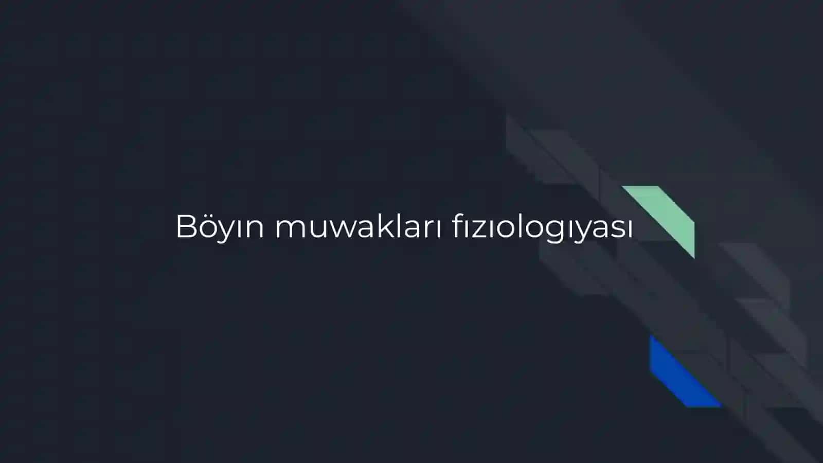 Böyin muwakları fızıologıyası 2