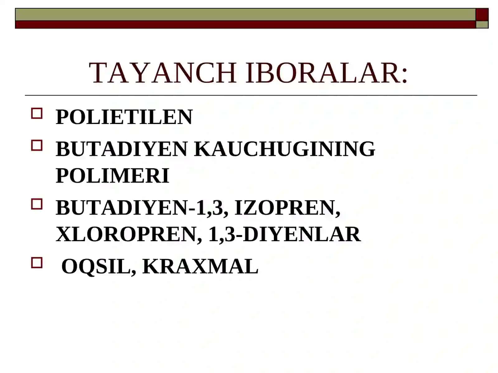 POLIMERLAR 2
