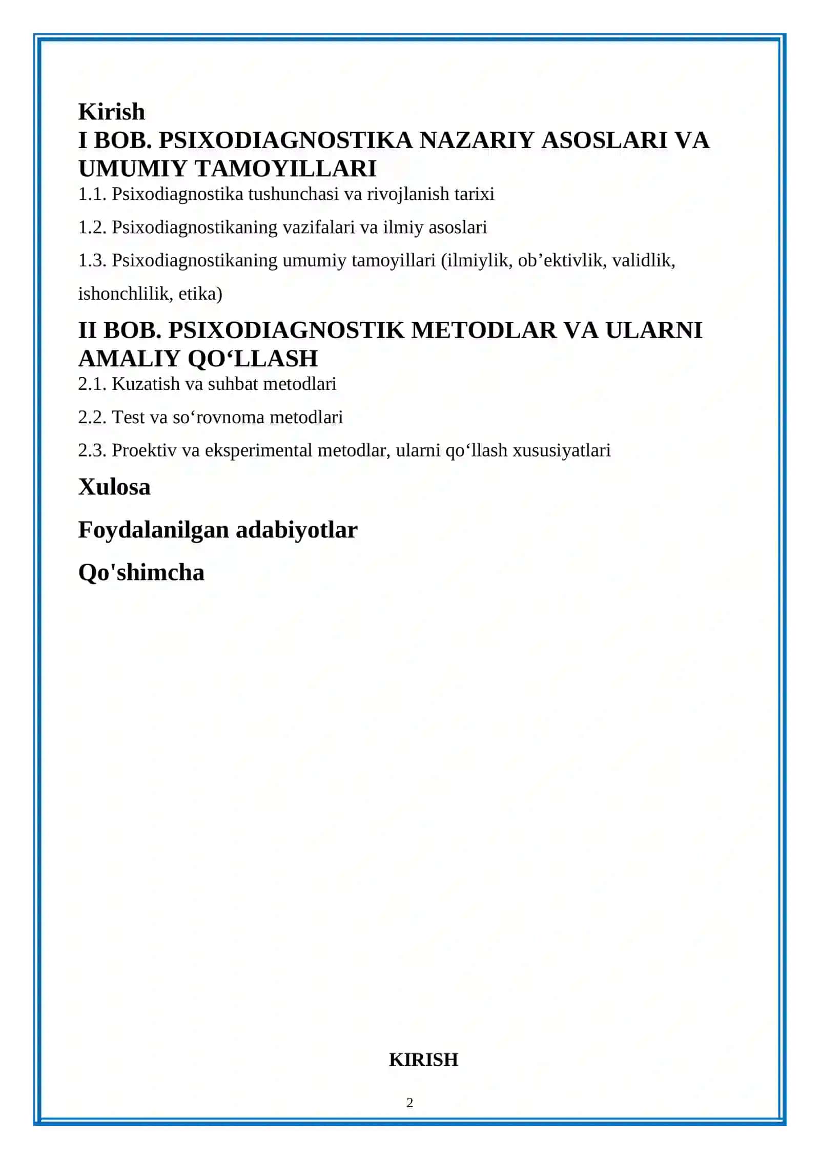 Psixodiagnostika 2