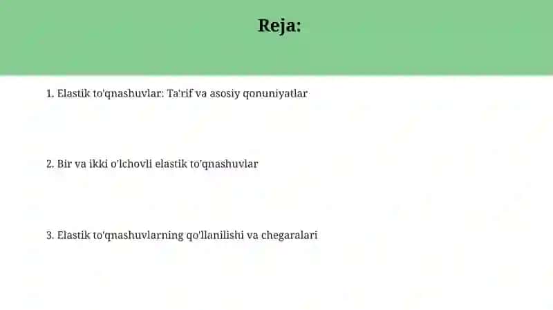 Elastik To'qnashuv 2