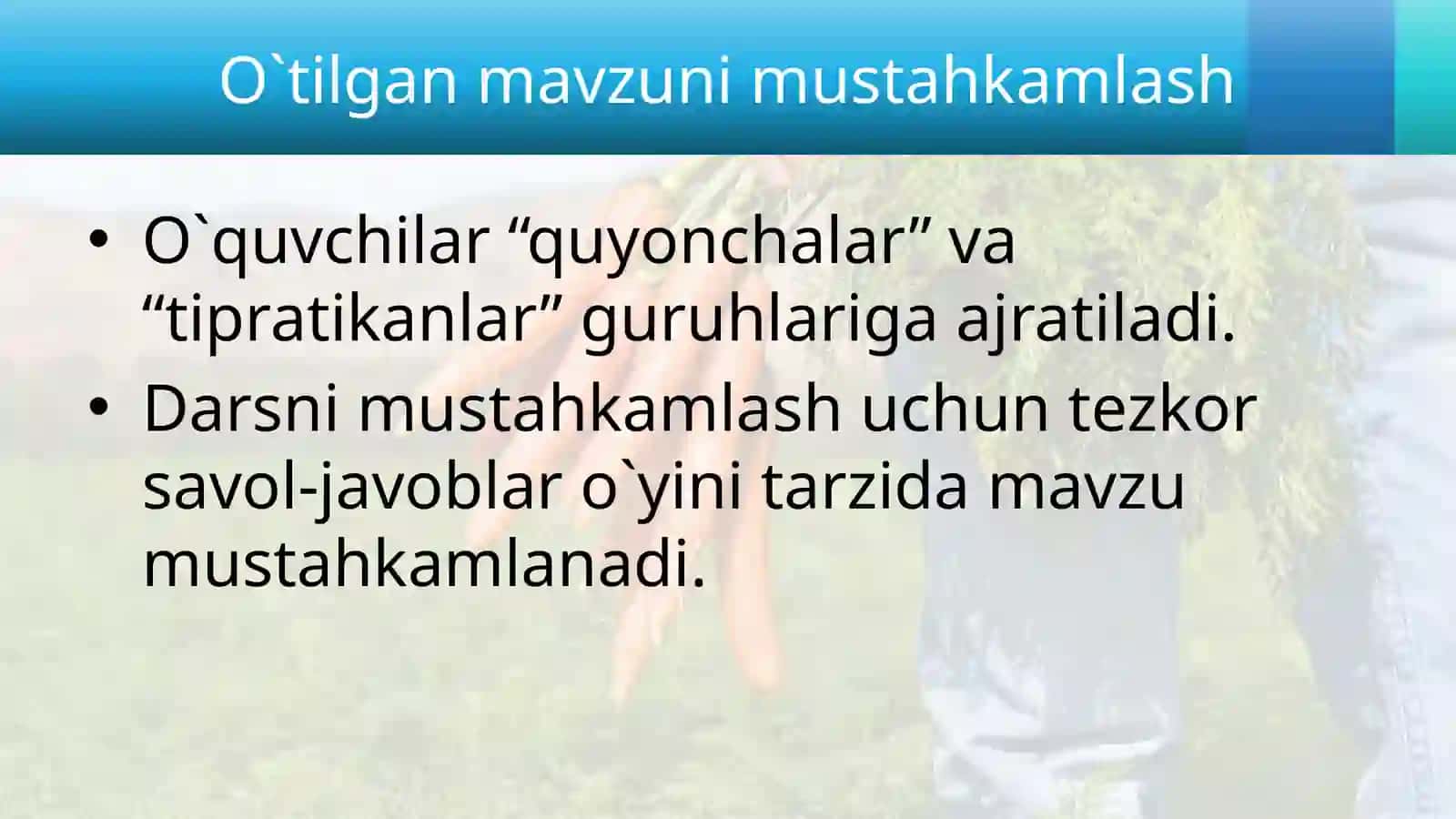 SHAKLI O‘ZGARGAN ILDIZLAR 2