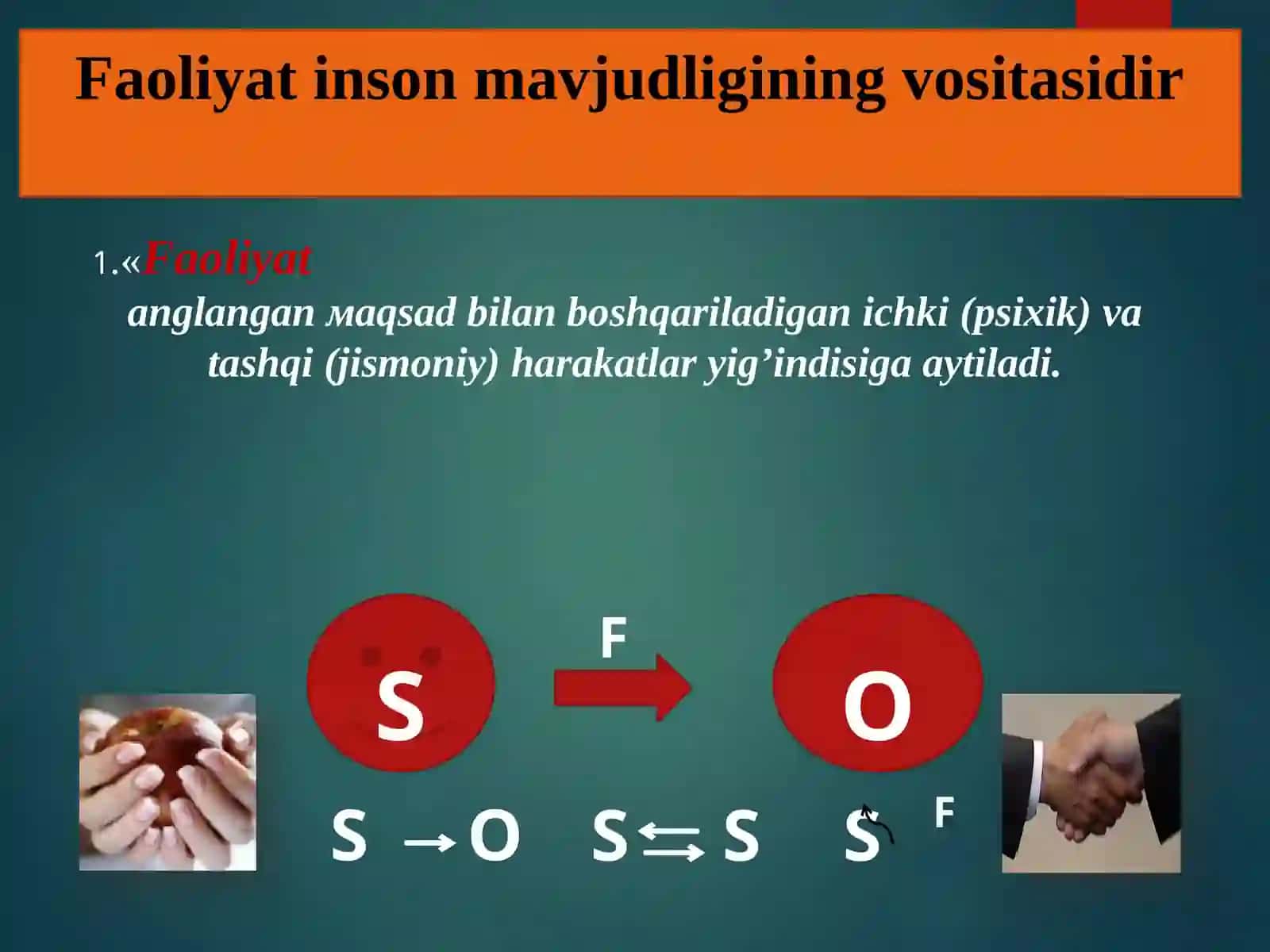 FAOLIYAT VA UNING TUZILMASI 2