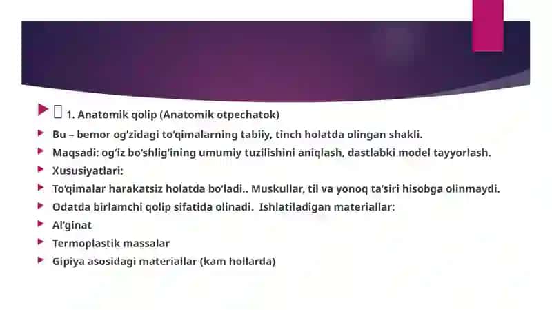 Anatomik qolip (Anatomik otpechatok) 2