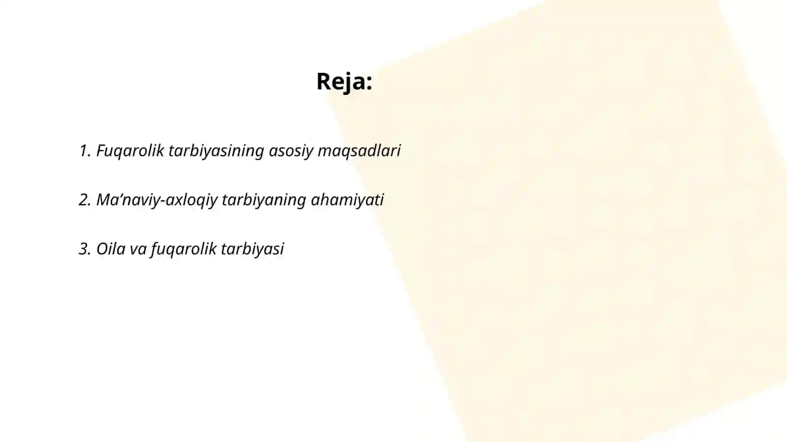 Fuqarolik tarbiyasi oʻquvchilarning yuksak maʼnaviy ahloqiy tarbiyasi 2