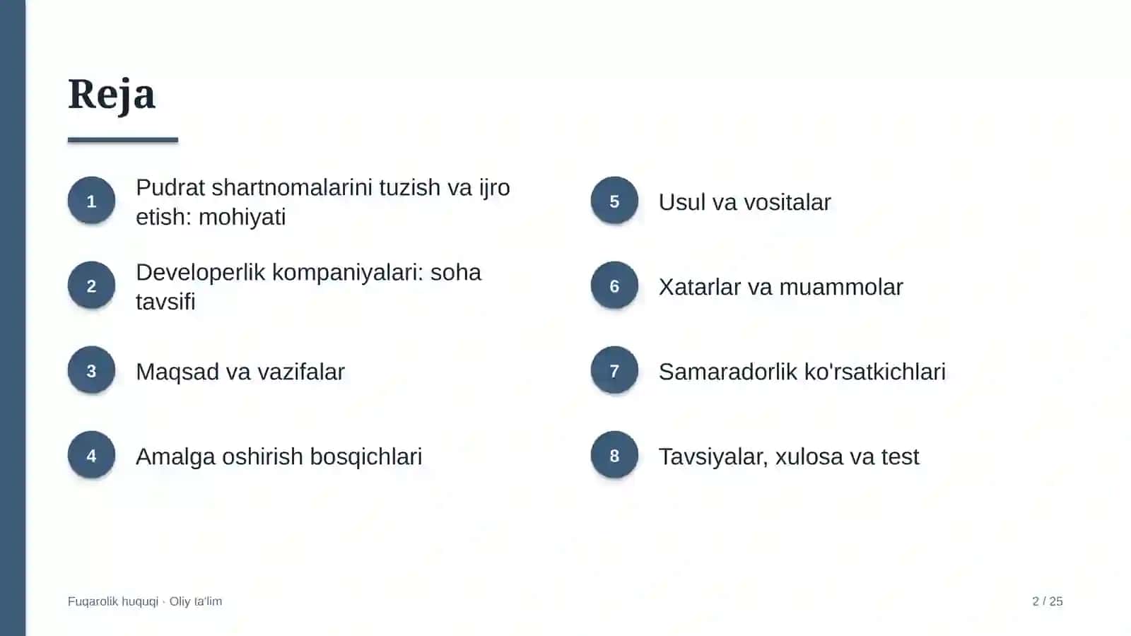developerlik kompaniyalarida pudrat shartnomalarini tuzish va ijro etish 3092 2