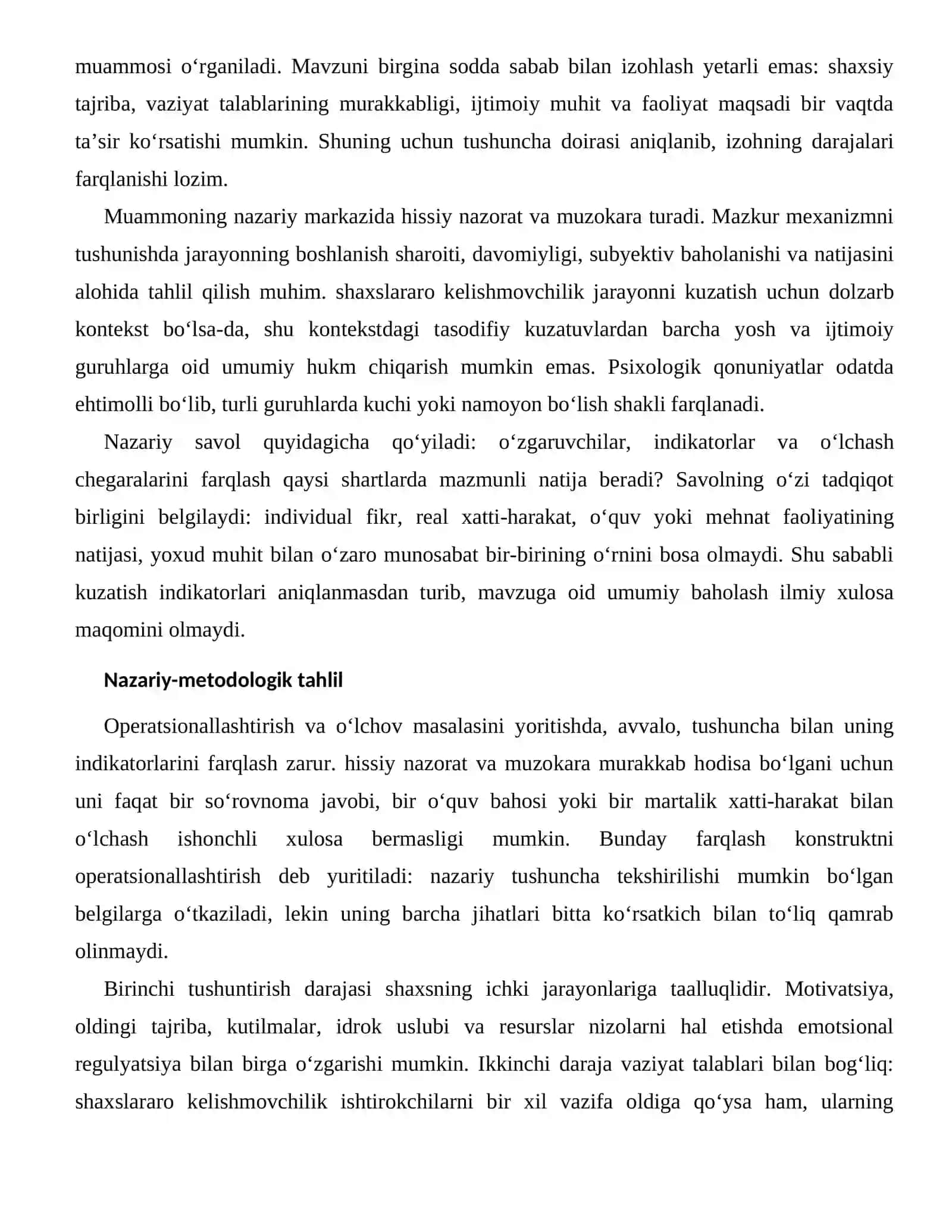 NIZOLARNI HAL ETISHDA EMOTSIONAL REGULYATSIYANING BAHOLASH VA DIAGNOSTIKA MASALALARI 2