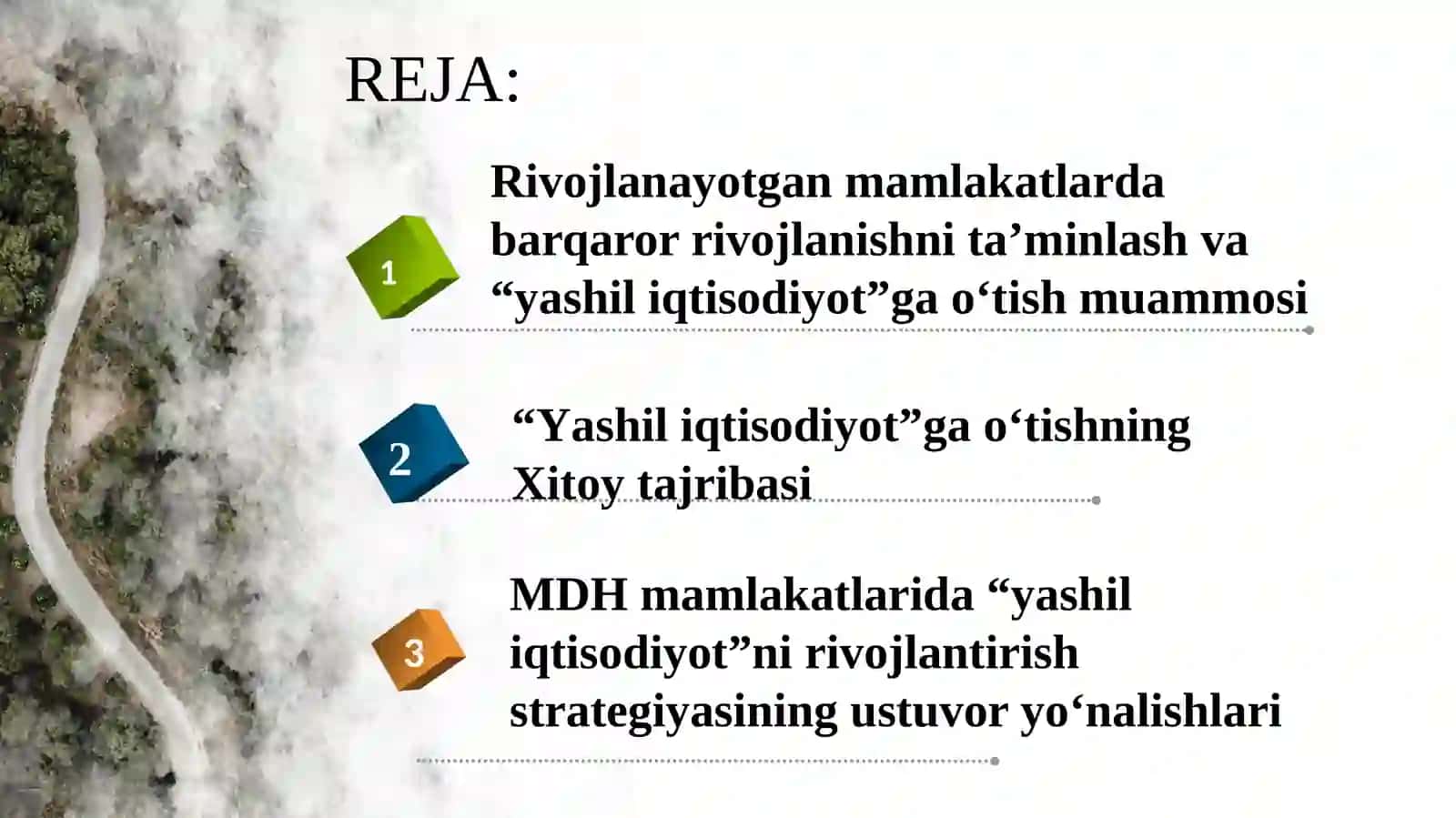 [RIVOJLANAYOTGANMAMLAKATLARDA “YASHIL IQTISODIYOT”GA O‘TISH TAJRIBASI] 2