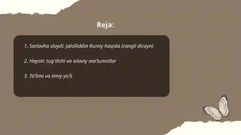 Jalolliddin Rumiy haqida 2
