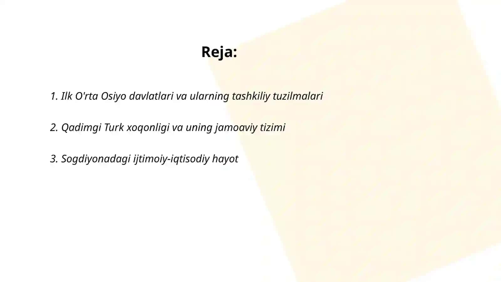 O'rta Osiyo Ilk o'rta asrlar tarixshunosligi 2