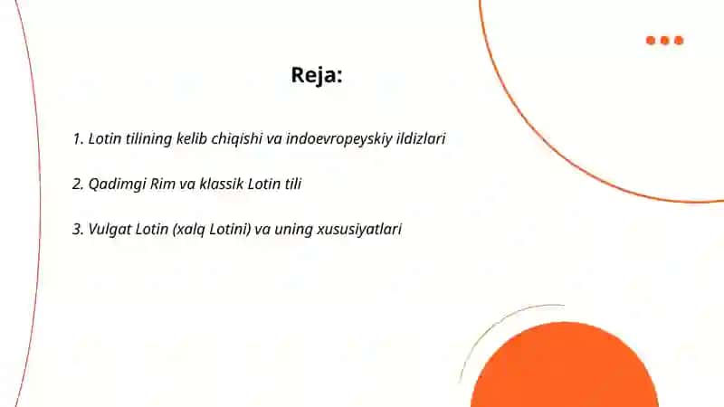 Lotin tili tarixi 2