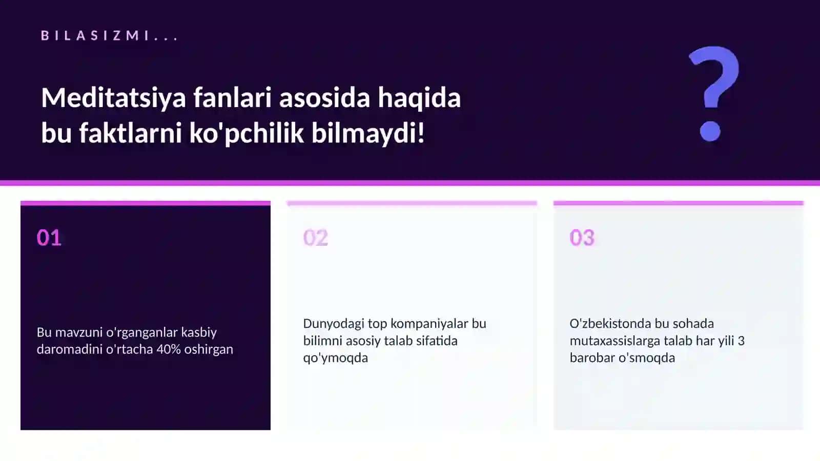 Meditatsiya fanlari asosida 2