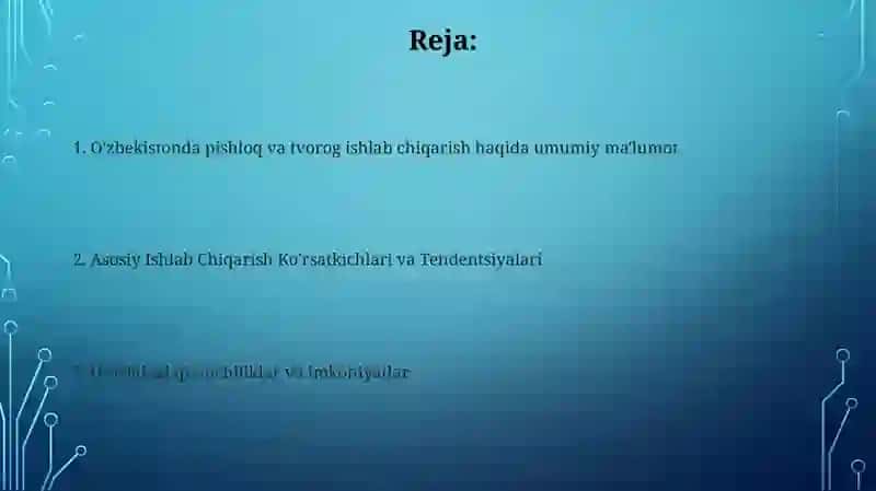 O'zbekistonda pishloq va tvorog ishlab chiqarish 2