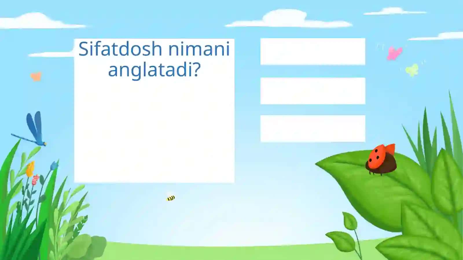 Rus tili - Sifatdosh Amaliy mashg'ulot 2