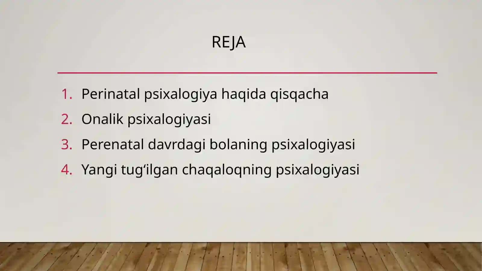 Perinatal psixologiyaning asosiy muammolari 2