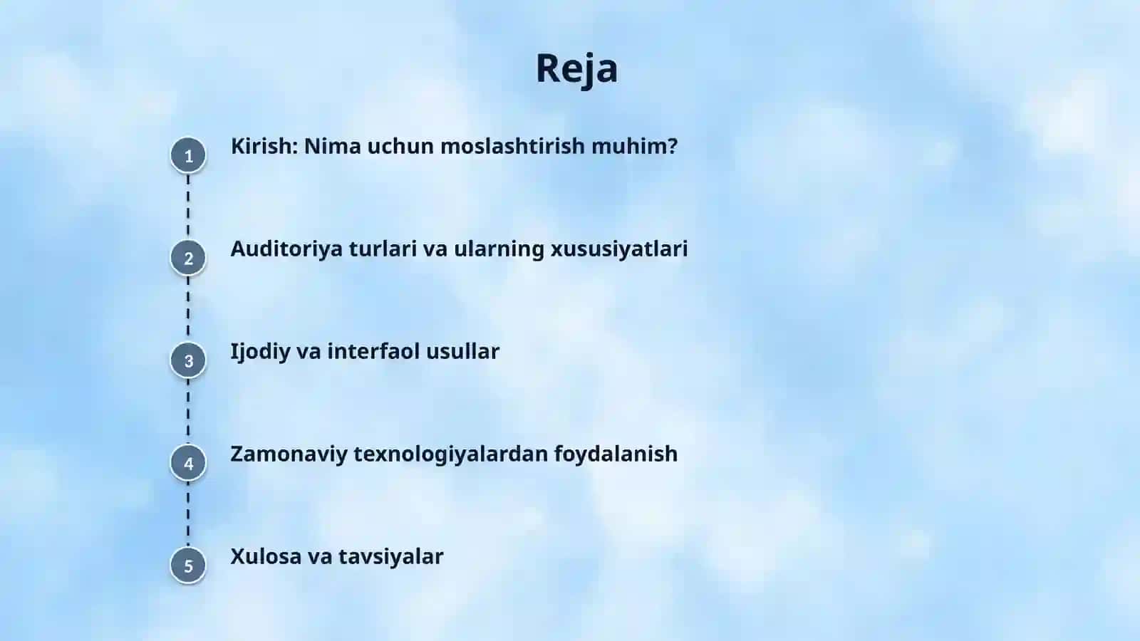 Hujjatlarni auditoriya uchun moslash shu mavzu bo‘yicha tayyorlab bering 6-sinflar uchun mazmunli bo‘lsin 2