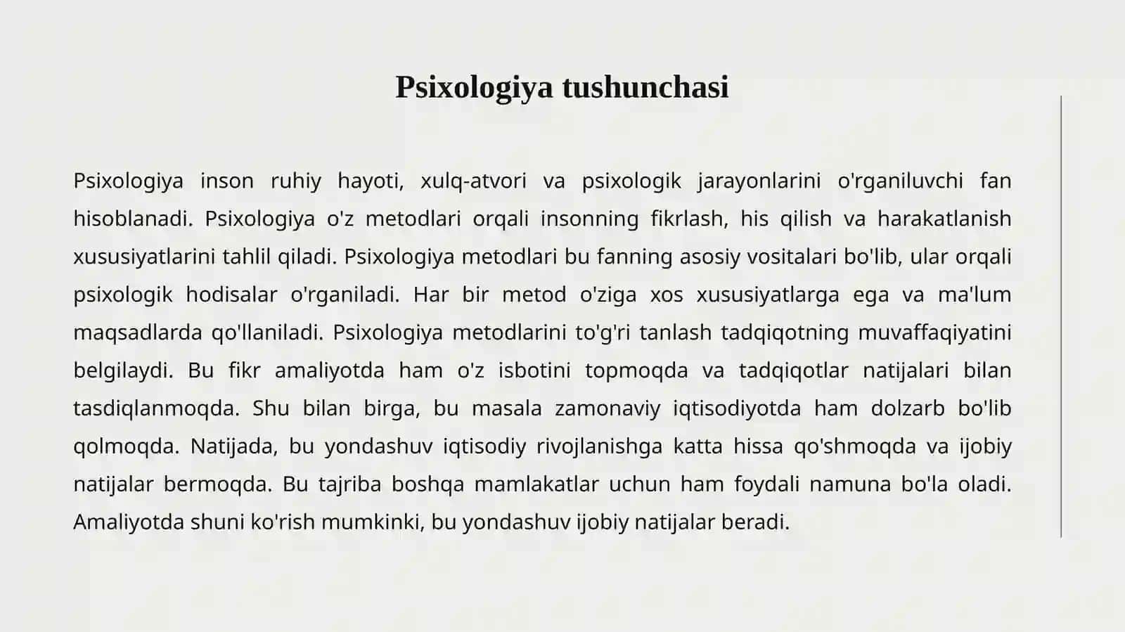 PSIXOLOGIYA METODLARI 2
