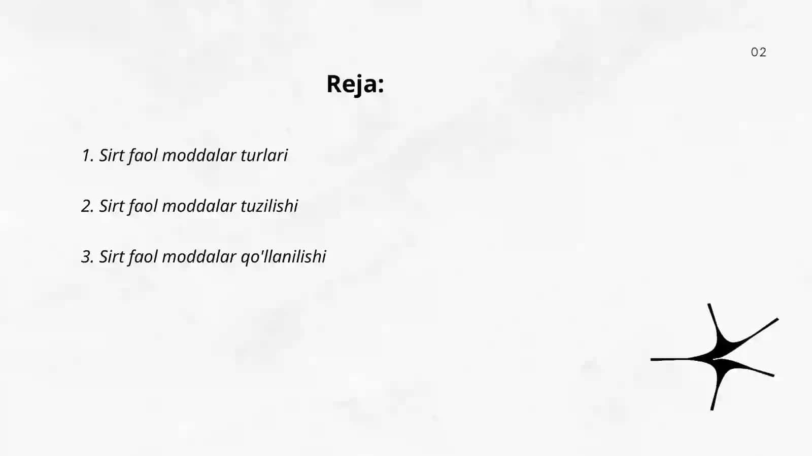 Sirt faol moddalar 2