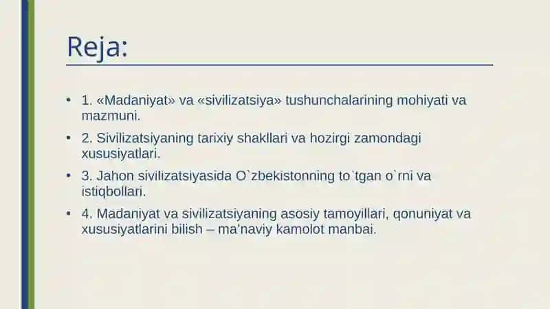 Dunyo xalqlari madaniyatidagi umumiylik va farqlar 2