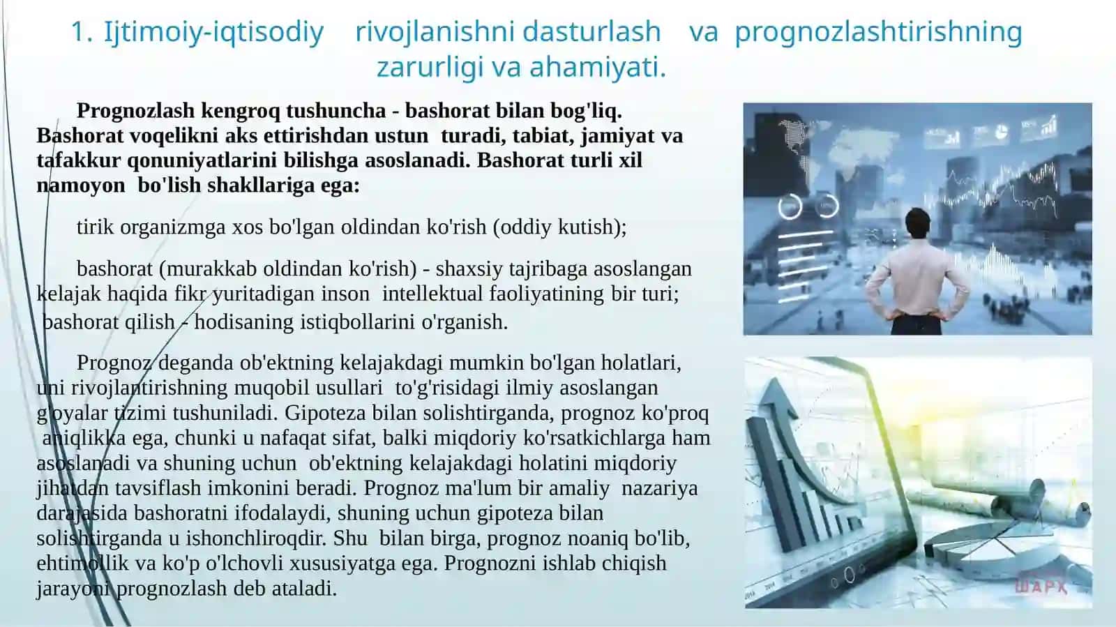 Ijtimoiy-iqtisodiy rivojlanishni dasturlash 2