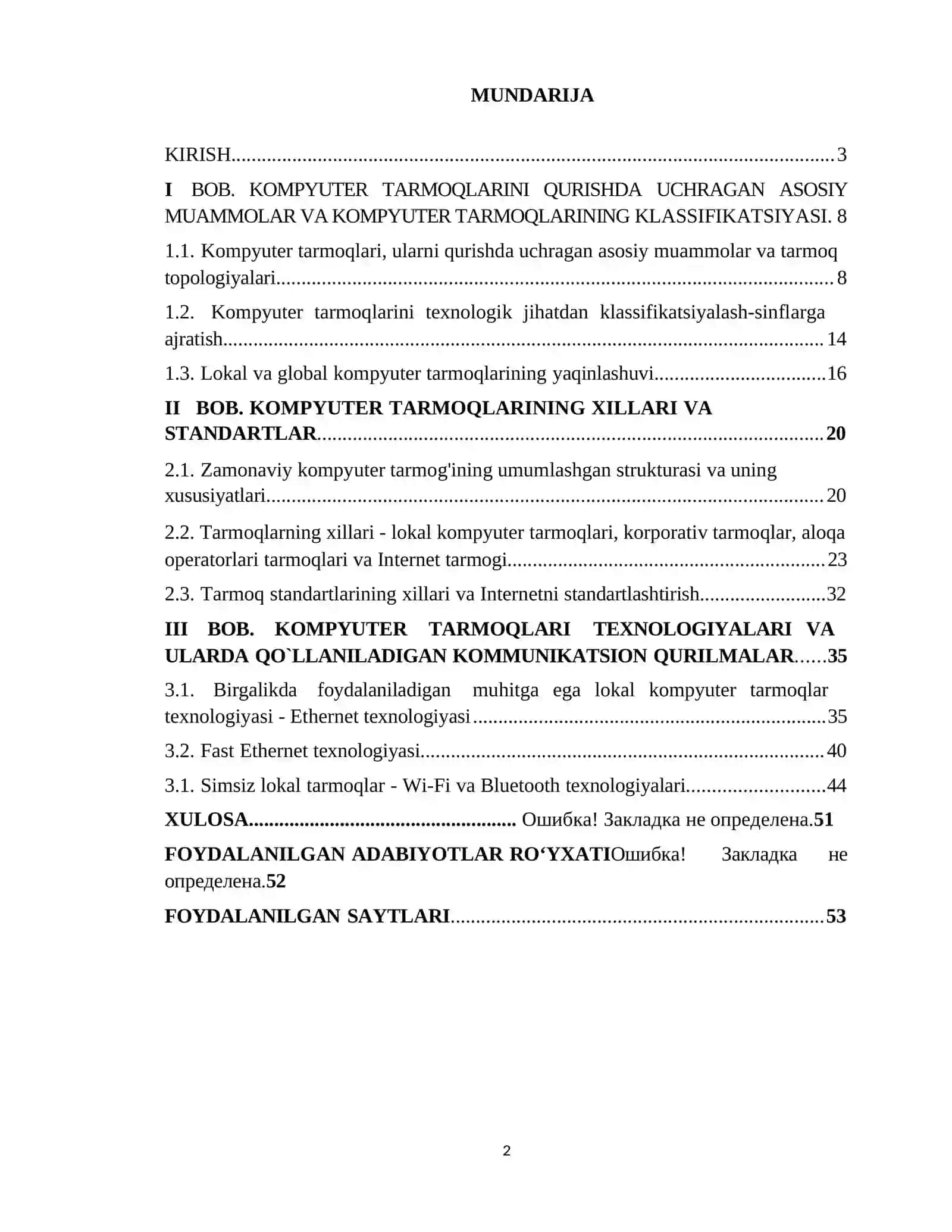 TARMOQLARNING DASTURIY TAMINOTI. 2