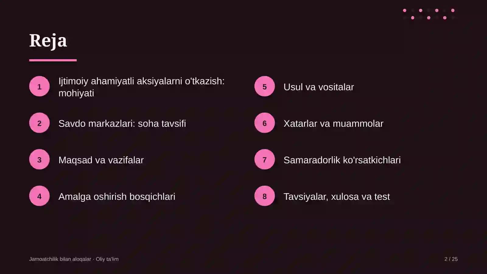 savdo markazlarida ijtimoiy ahamiyatga ega aksiyalarni o'tkazish 4126 2