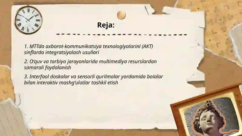 MTTda Taʼlim tarbiya jarayonlarini tashkil etishda axborot kommunikatsiya vositalaridan foydalanish orqali samaradorlikni oshirish usullari 2
