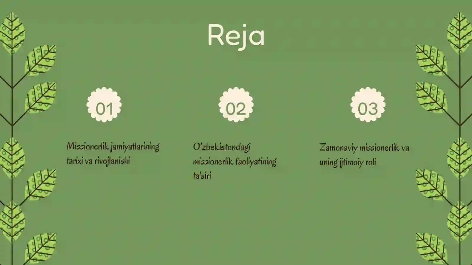 Oʻzbekistonda faoliyat koʻrsatgan missionerlik jamiyati 2