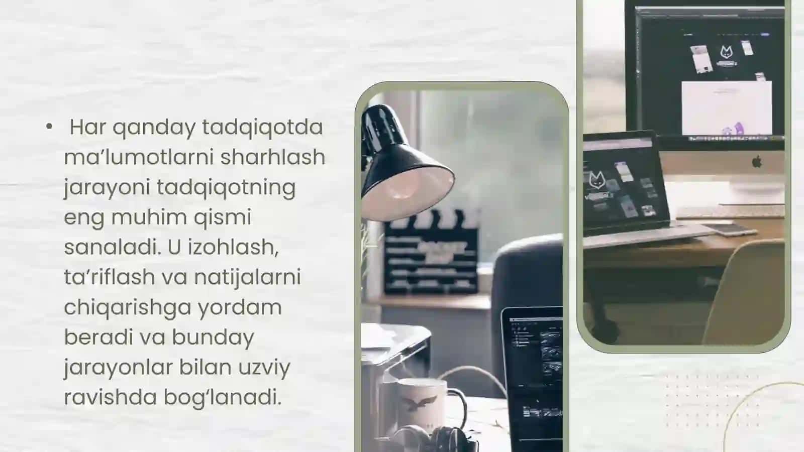MAʼLUMOTLARNI SHARHLASH SABABLARI, OQIBATLARI, MUNOSABATLARI 2