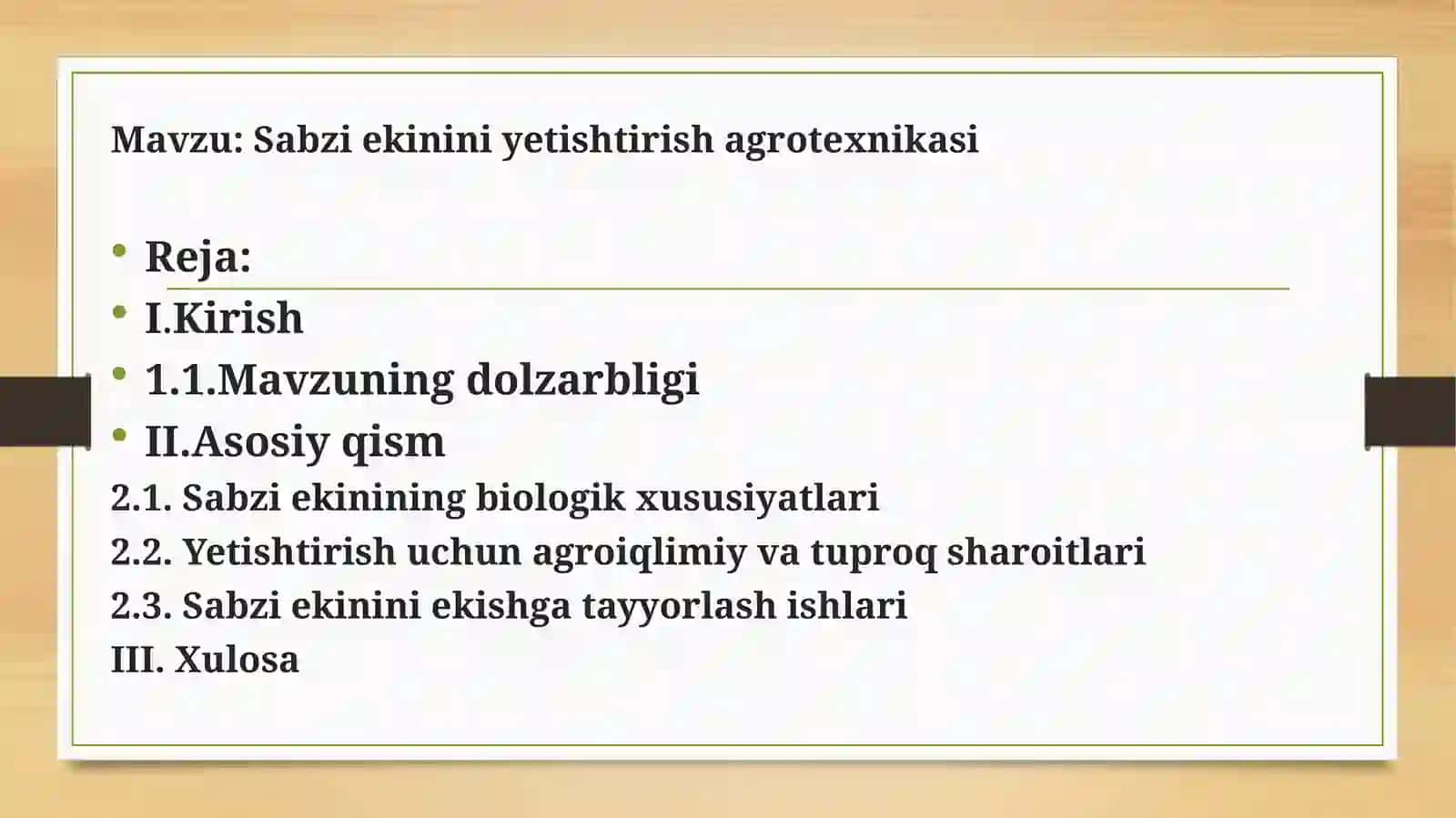 Sabziekinini yetishtirish agrotexnikasi 2