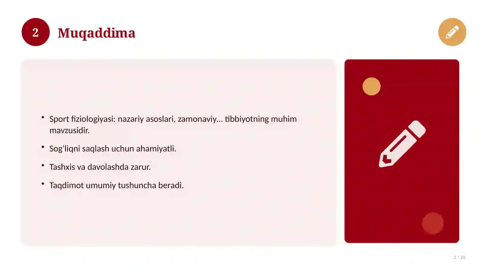Sport fiziologiyasi: nazariy asoslari, zamonaviy yondashuvda (Kurs ishi) 2