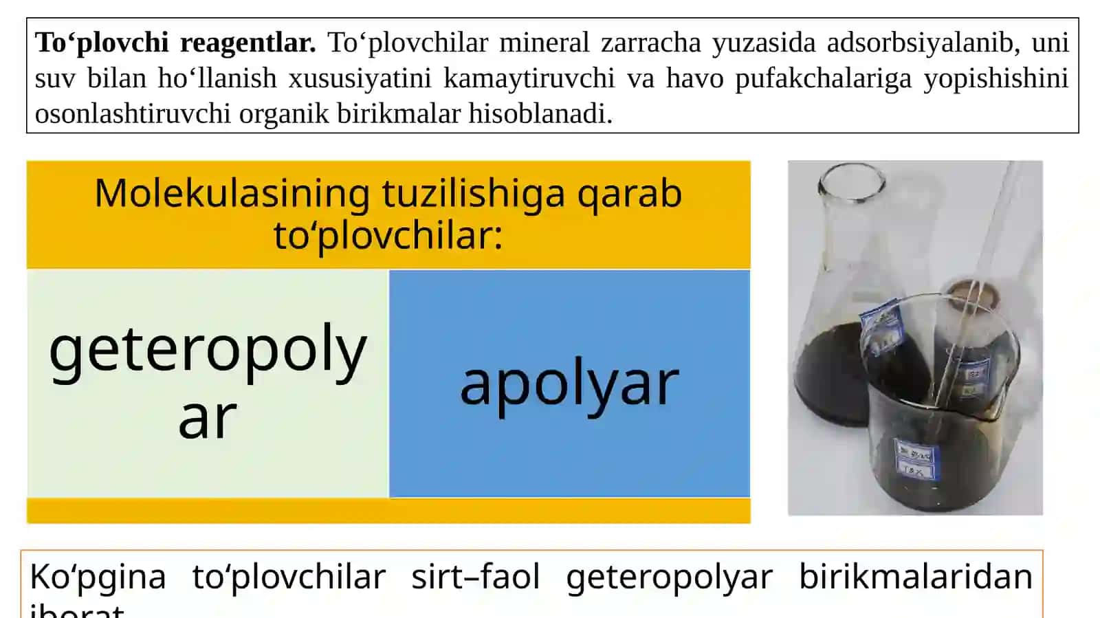 TO‘PLOVCHIREAGENTLAR, ULARNING VAKILLARI 2