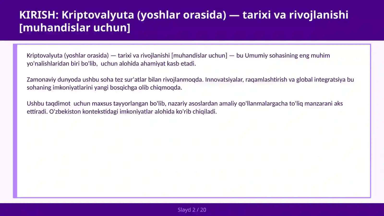 Kriptovalyuta (yoshlar orasida) — tarixi va rivojlanishi [muhandislar uchun] 2